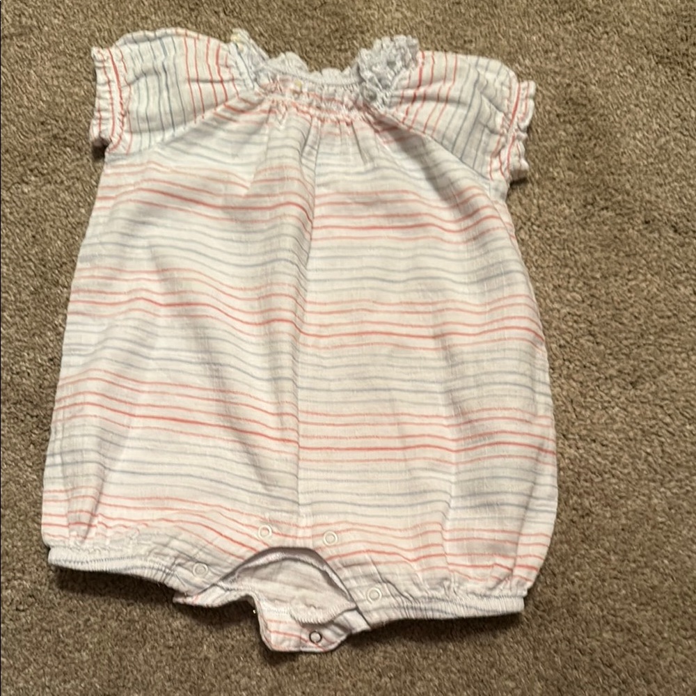 Striped Baby Romper